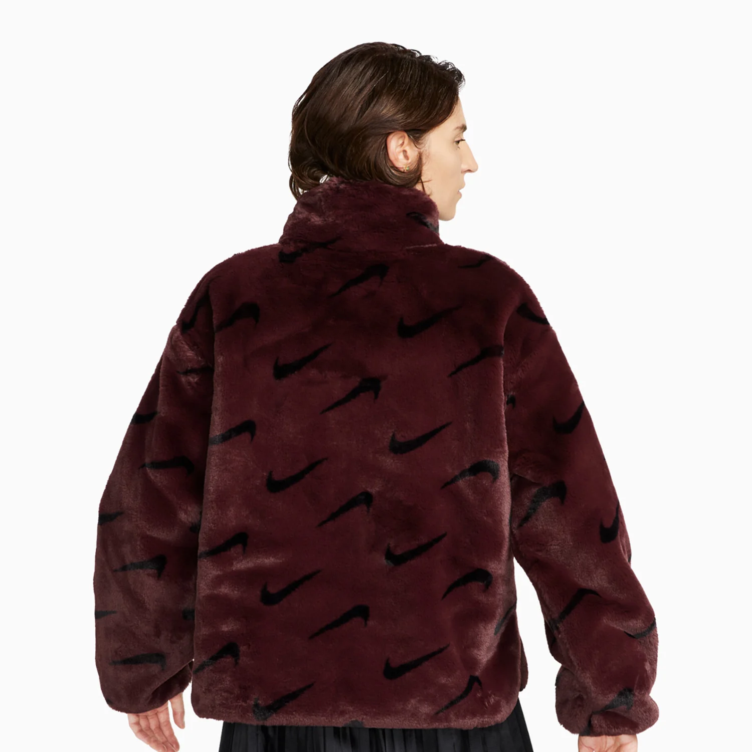 Women's Nike Sportswear Plush Fur Jacket - Image 2