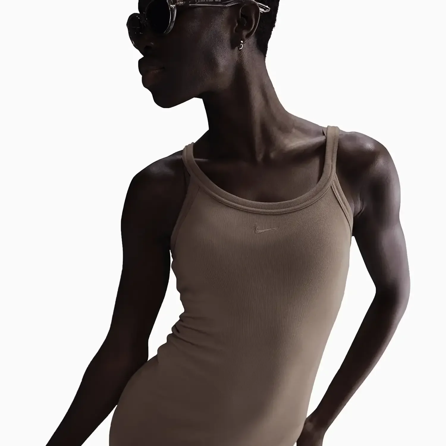 Women's Sportswear Chill Knit Tight Mini-Rib Tank Dress - Image 4