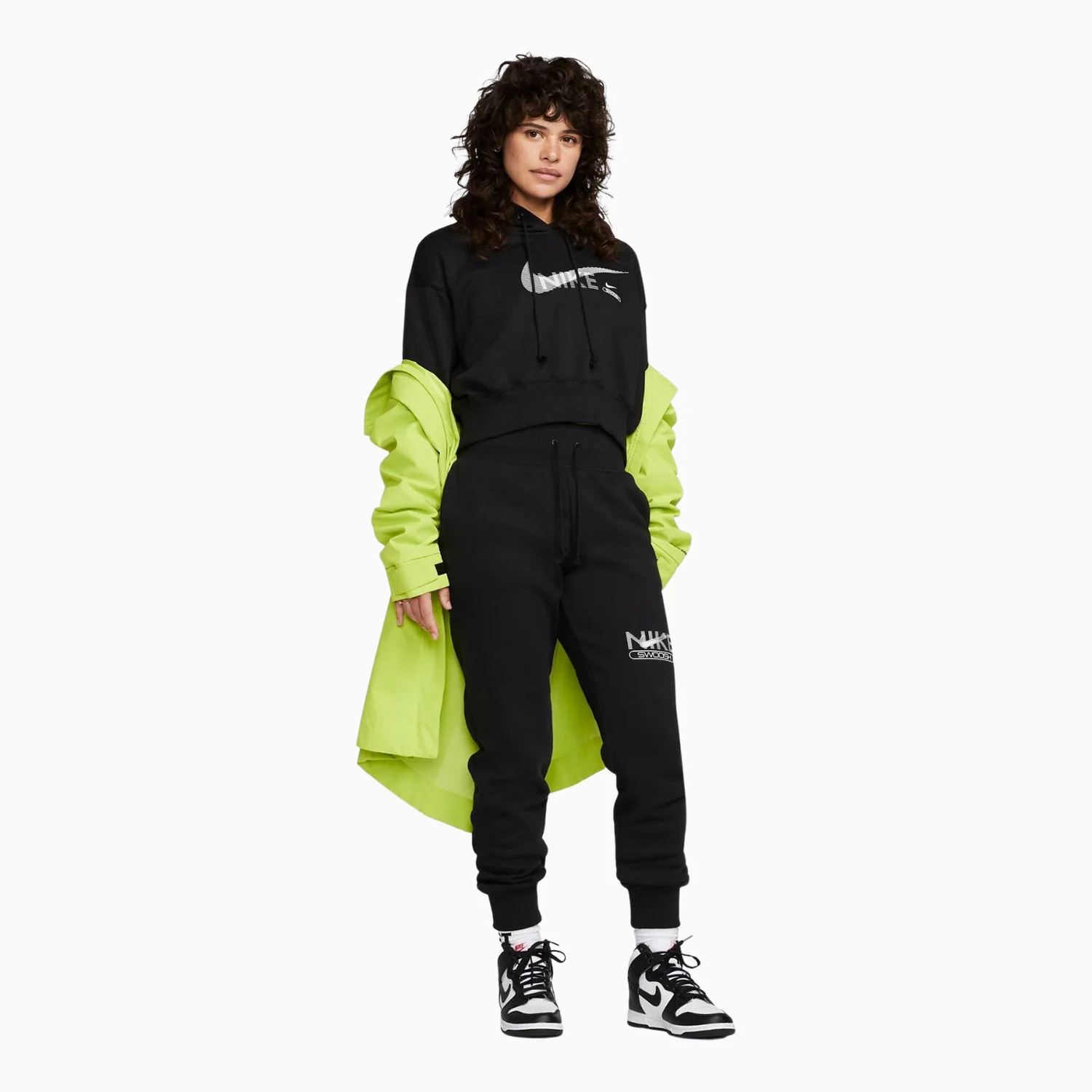 Women's Nike Sportswear Swoosh Fleece Pull Over Hoodie - Image 3