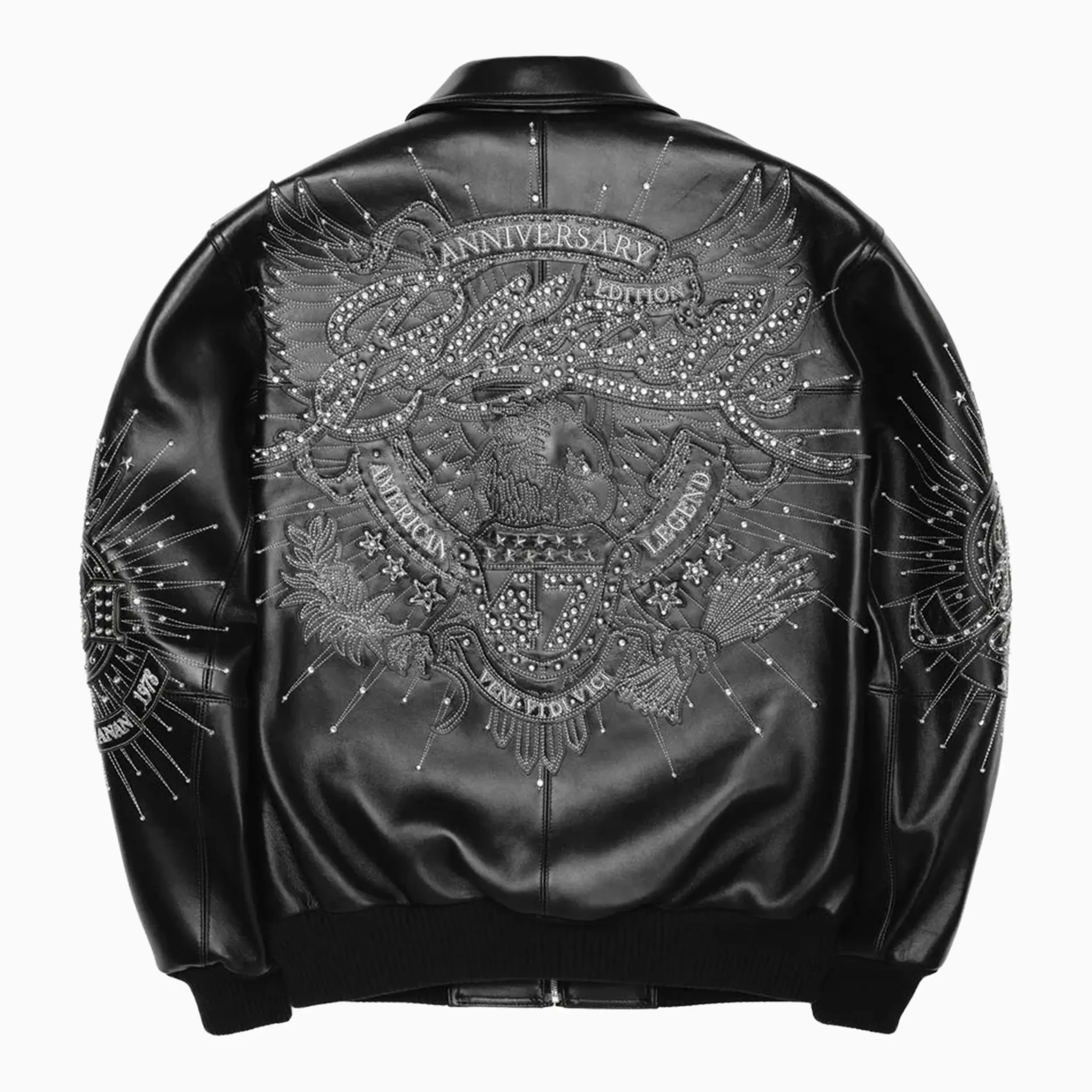 Men's 47Th Anniversary Leather Jacket - Image 3