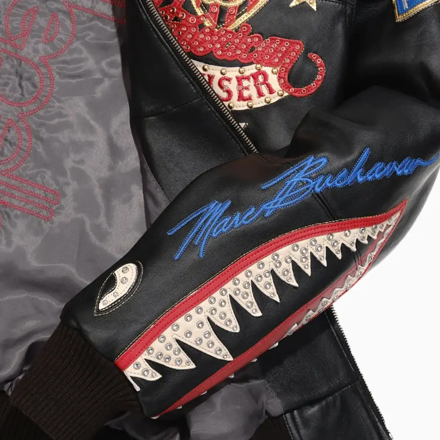 Men's American Bruiser Leather Jacket - Image 5