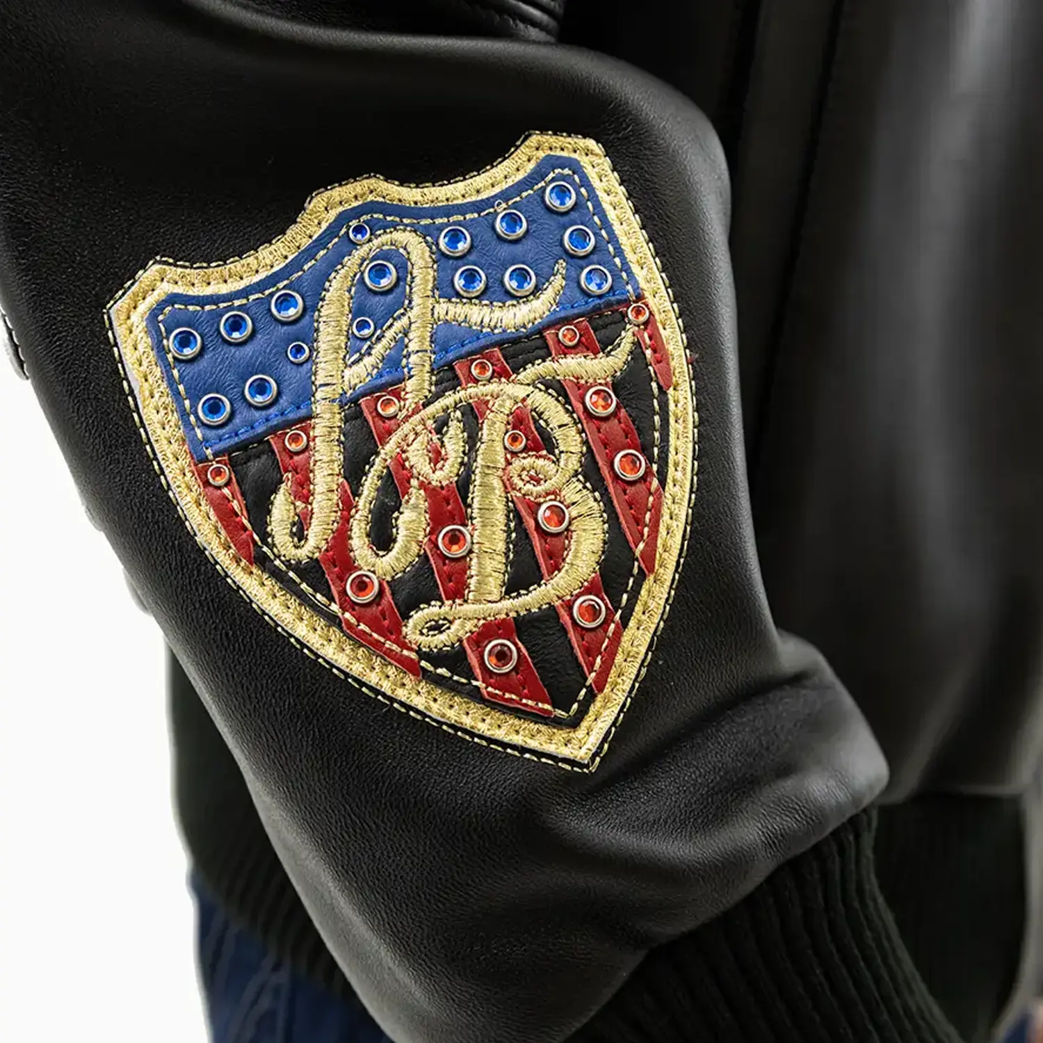 Men's American Bruiser Plush Leather Jacket - Image 17