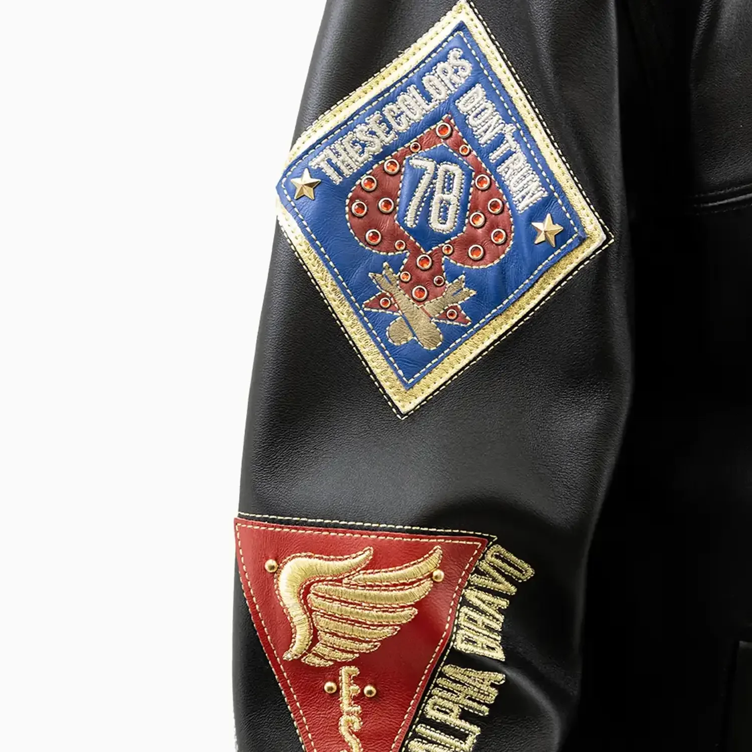 Men's American Bruiser Plush Leather Jacket - Image 18