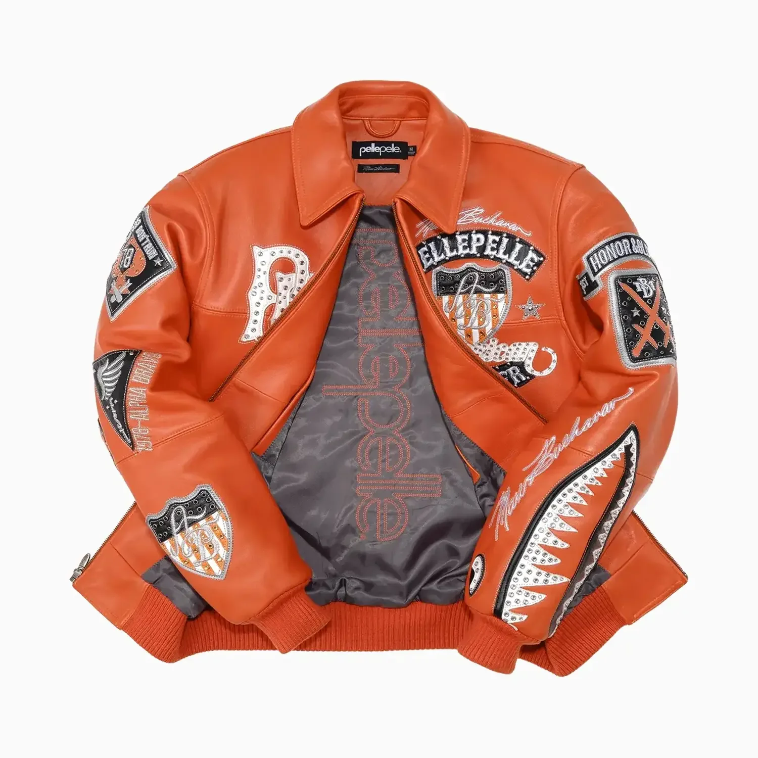 Men's American Bruiser Plush Leather Jacket - Image 3