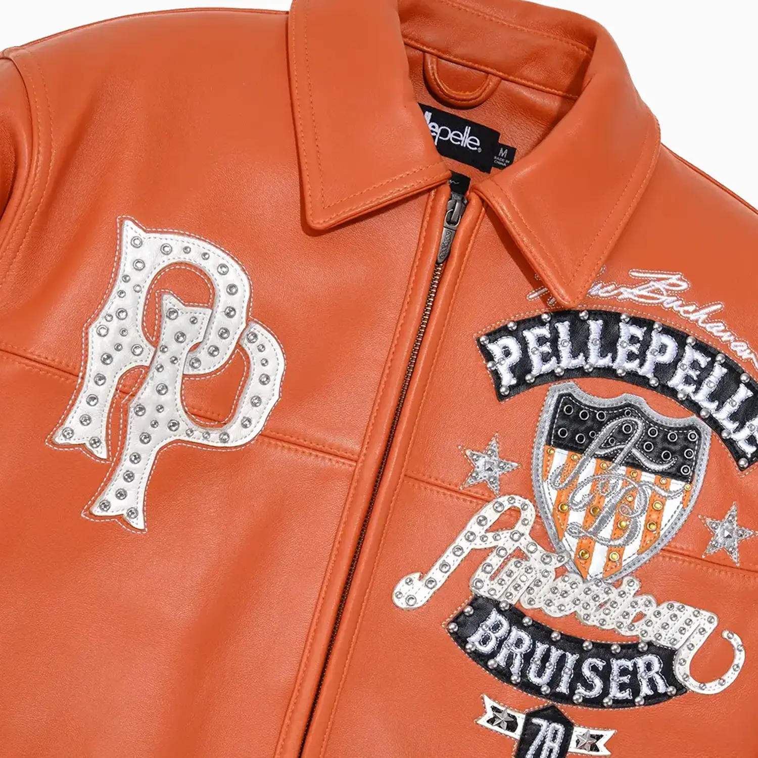 Men's American Bruiser Plush Leather Jacket - Image 5