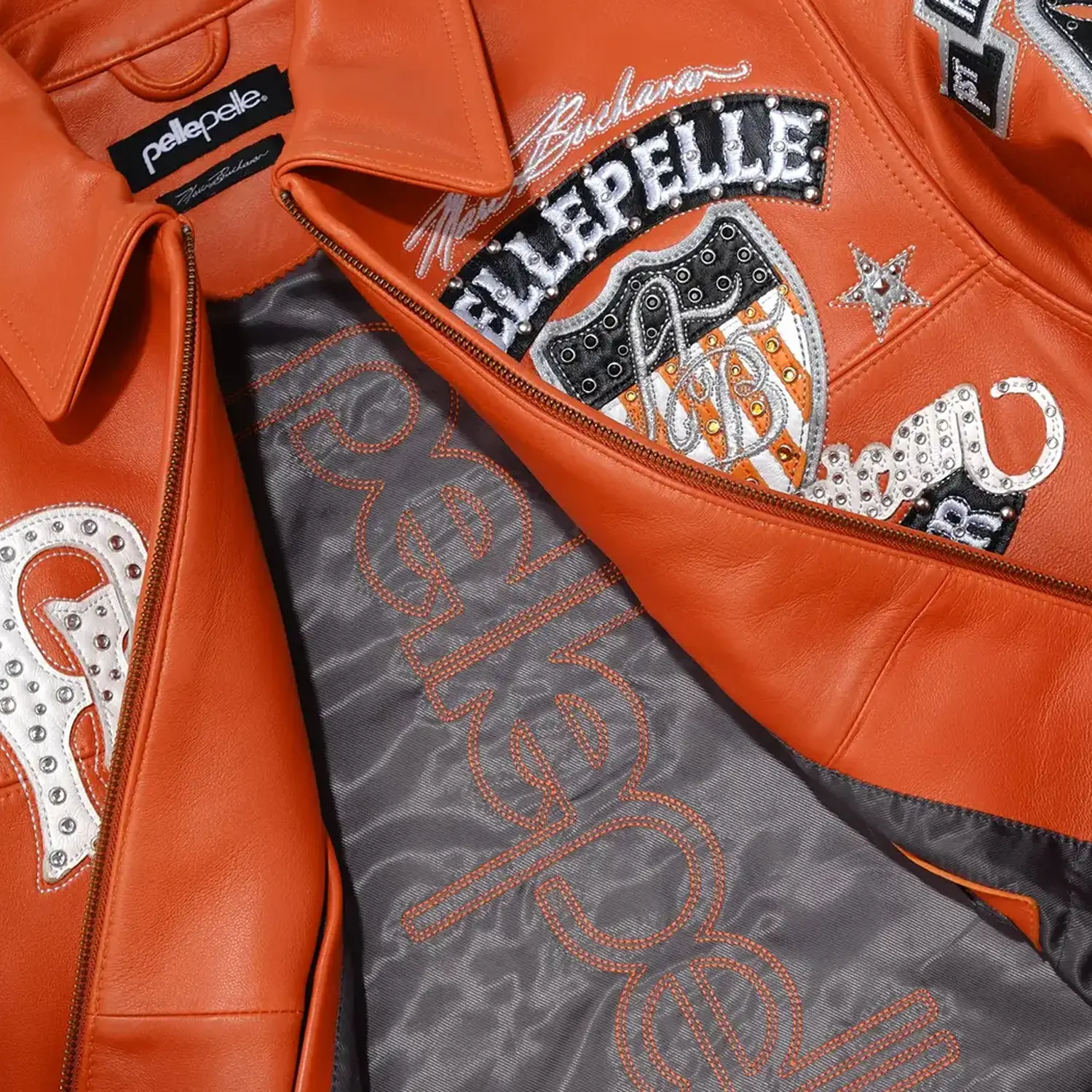 Men's American Bruiser Plush Leather Jacket - Image 6
