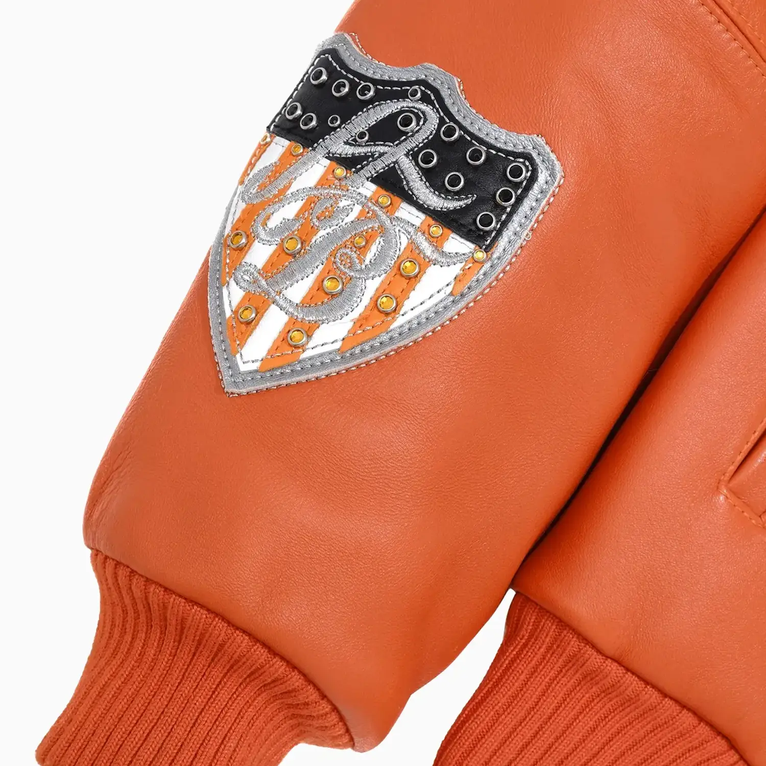 Men's American Bruiser Plush Leather Jacket - Image 8