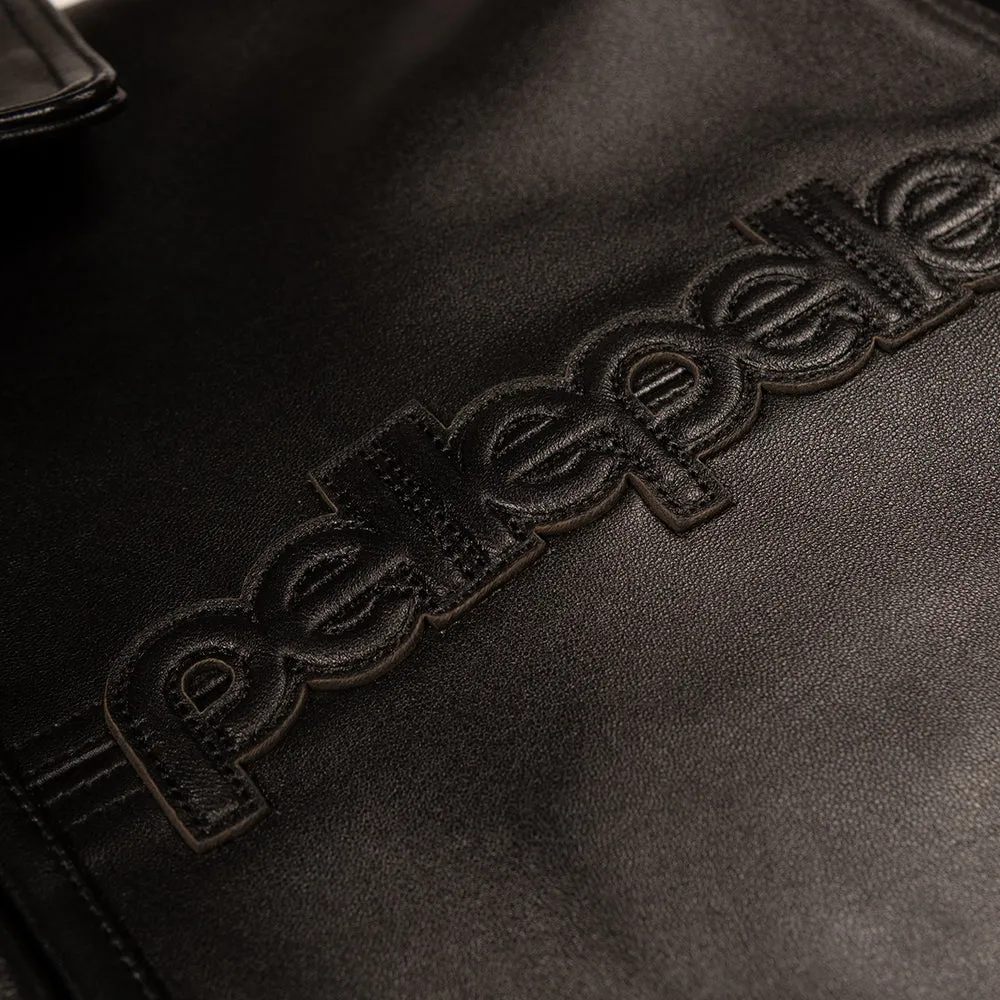 Men's Corded Pelle Leather Jacket - Image 7