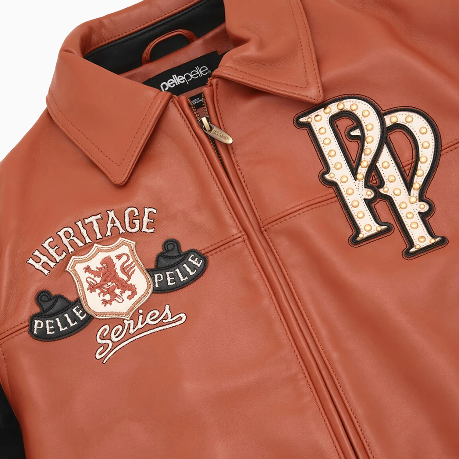 Men's Heritage Leather Jacket - Image 3
