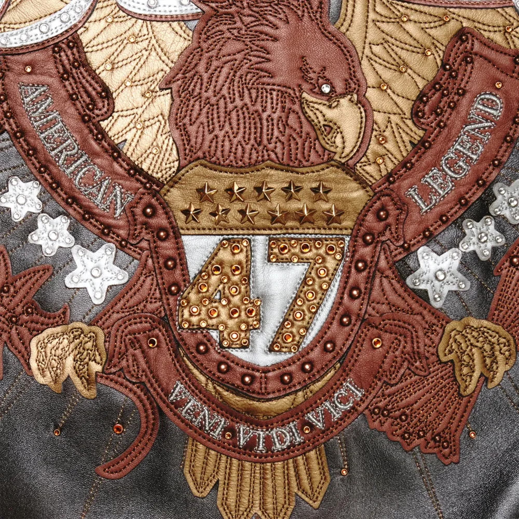 Men's 47th Anniversary Leather Jacket - Image 9