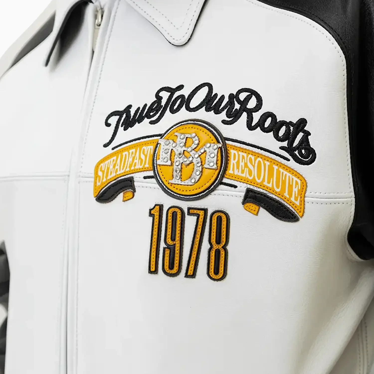 Men's True To Our Roots Leather Jacket - Image 7