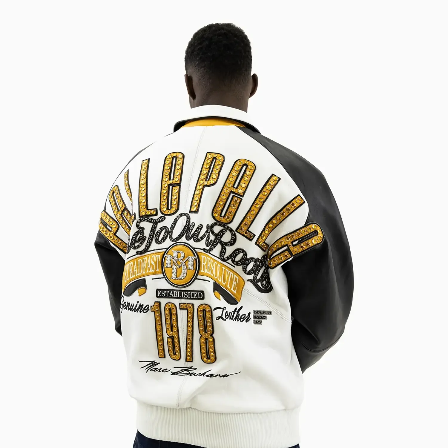 Men's True To Our Roots Leather Jacket - Image 9