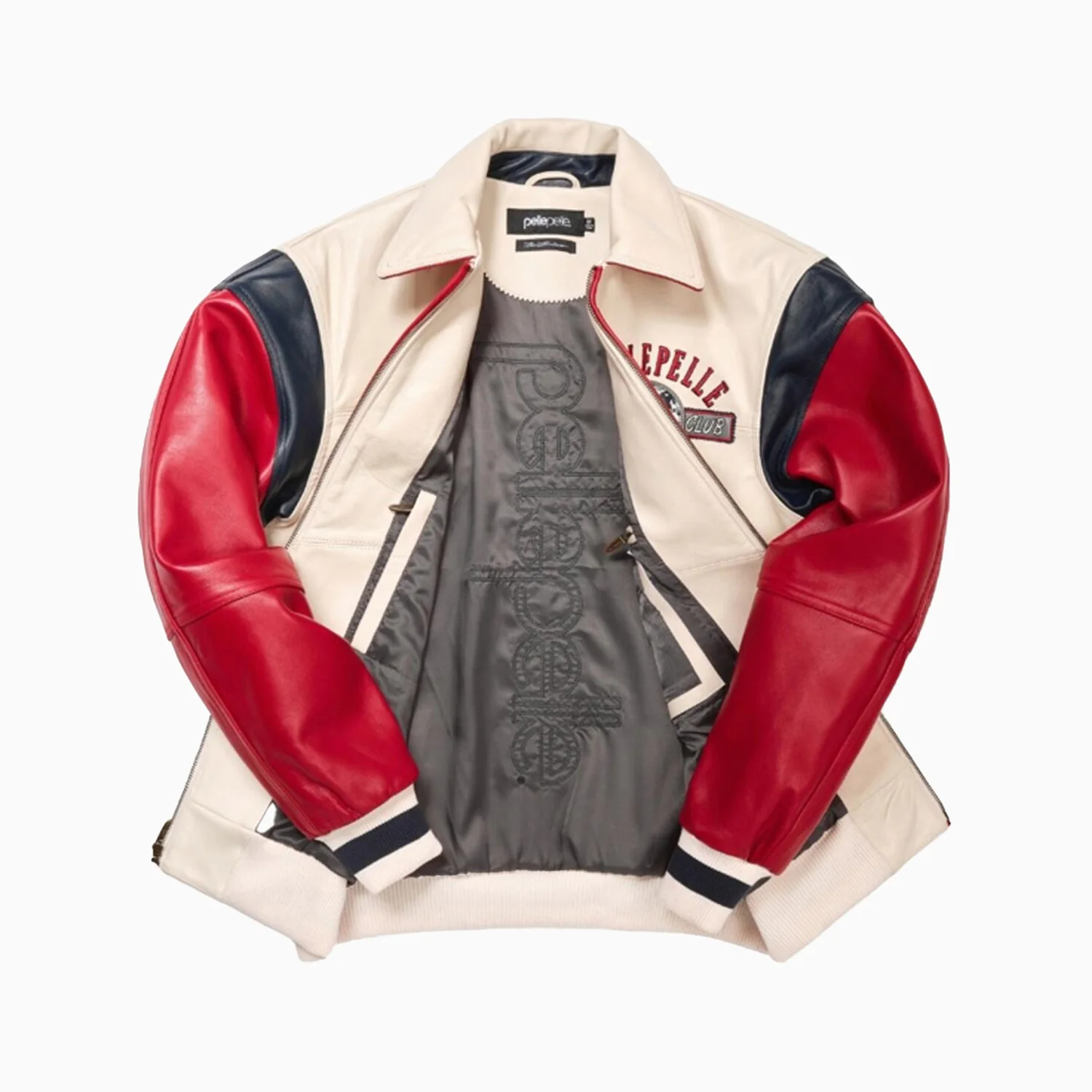 Men's World Famous Soda Club Plush Leather Jacket - Image 3