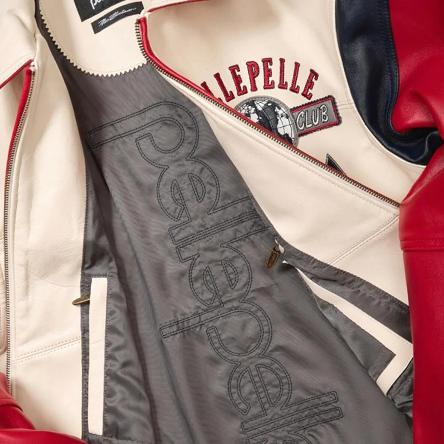 Men's World Famous Soda Club Plush Leather Jacket - Image 4
