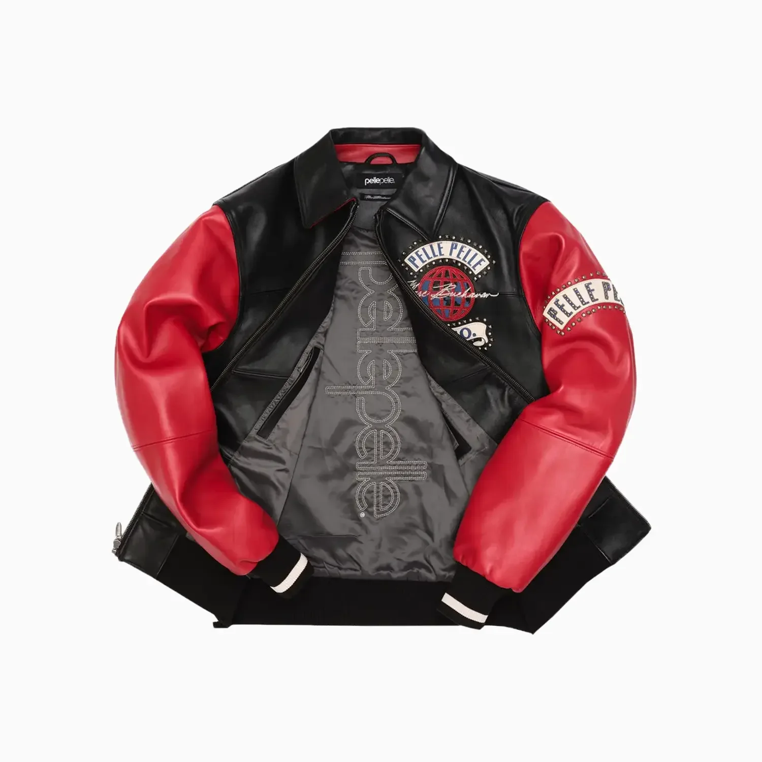 Men's World Tour Leather Jacket - Image 3