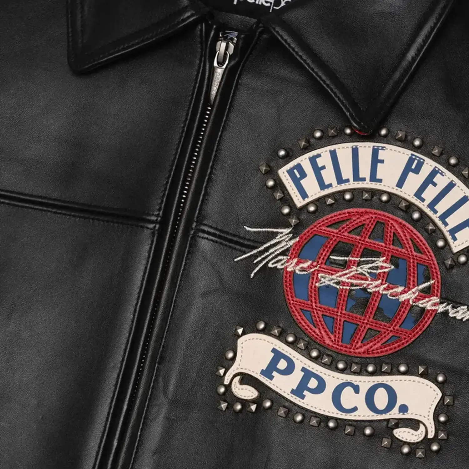 Men's World Tour Leather Jacket - Image 7