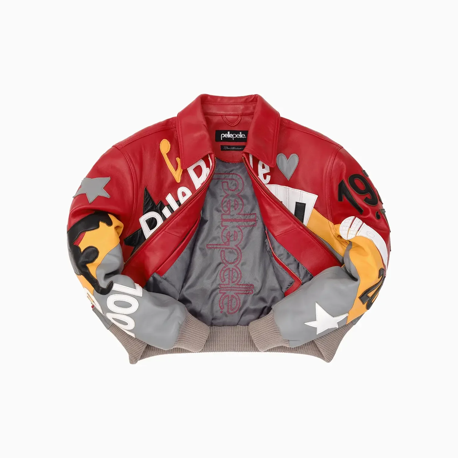 Women's 50 Years Of Hip Hop Crop Leather Jacket - Image 6