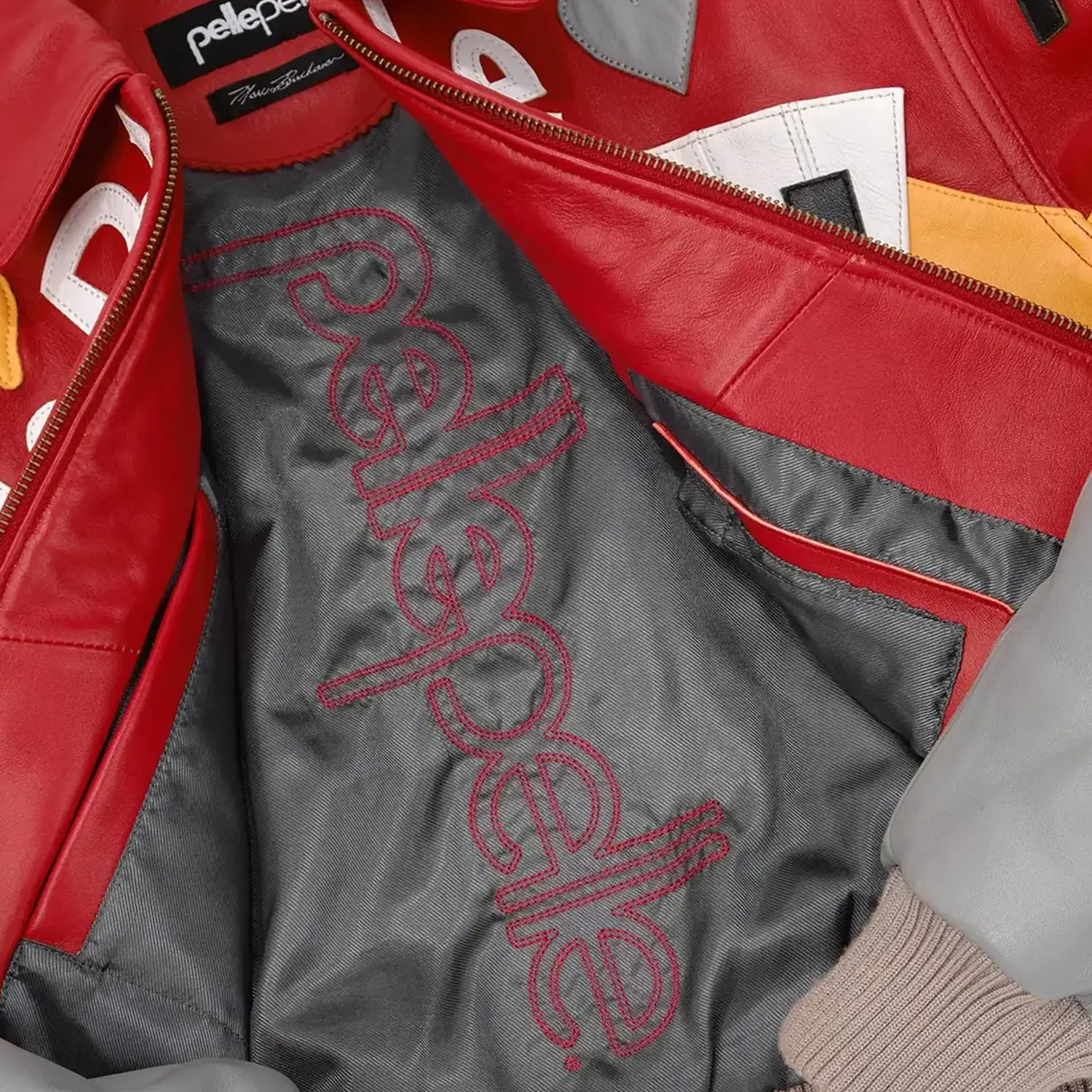 Women's 50 Years Of Hip Hop Crop Leather Jacket - Image 7