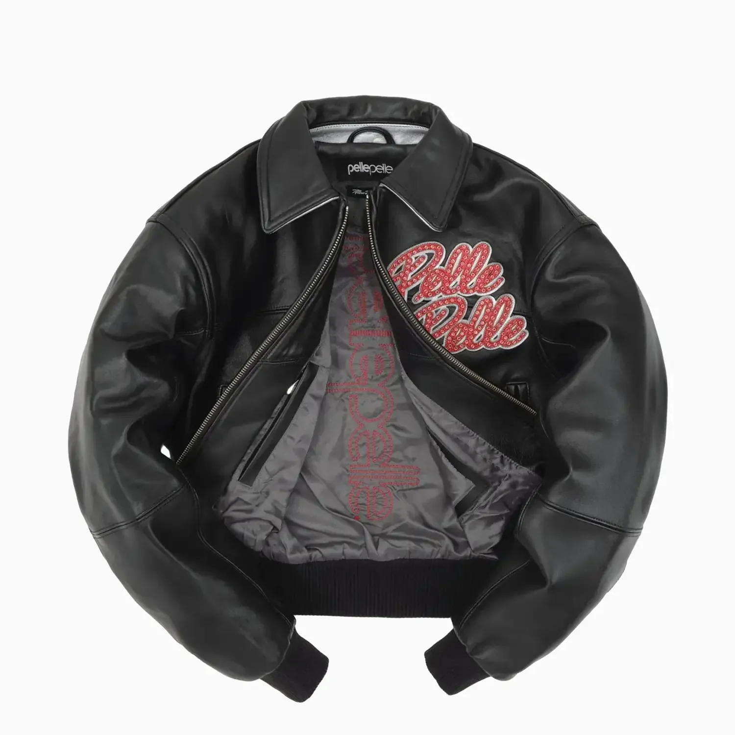 Women's World Famous Soda Club Leather Jacket - Image 3