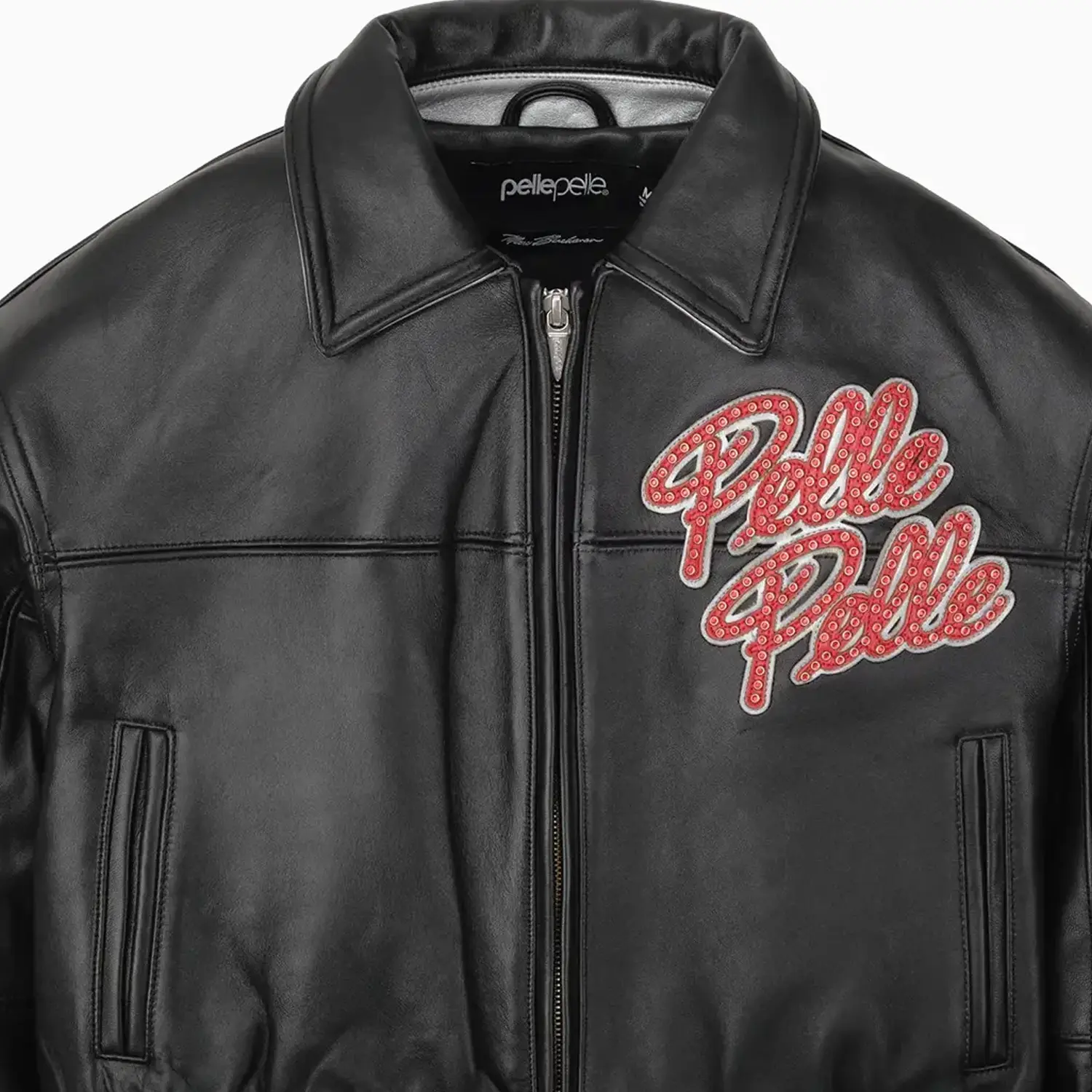 Women's World Famous Soda Club Leather Jacket - Image 4