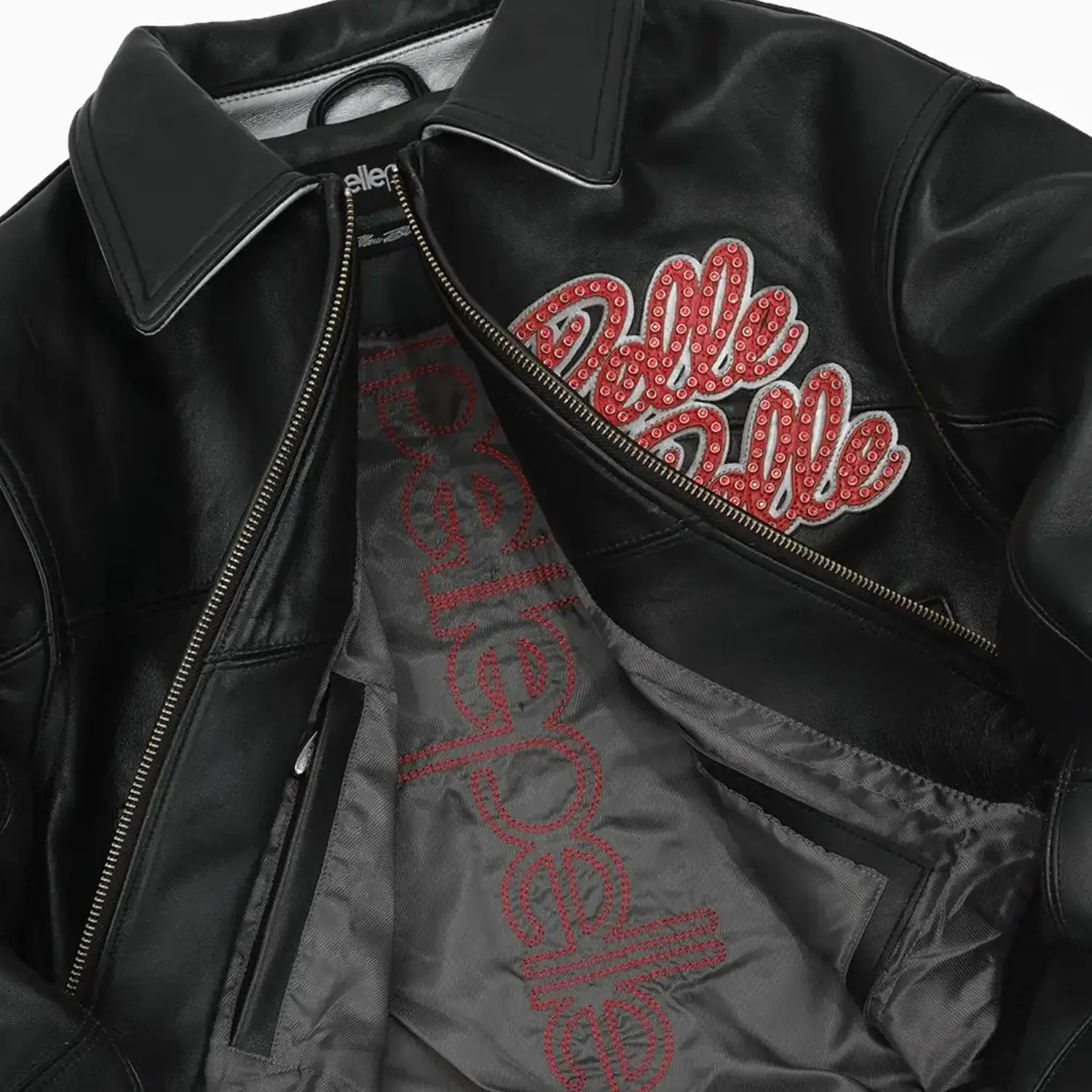 Women's World Famous Soda Club Leather Jacket - Image 5