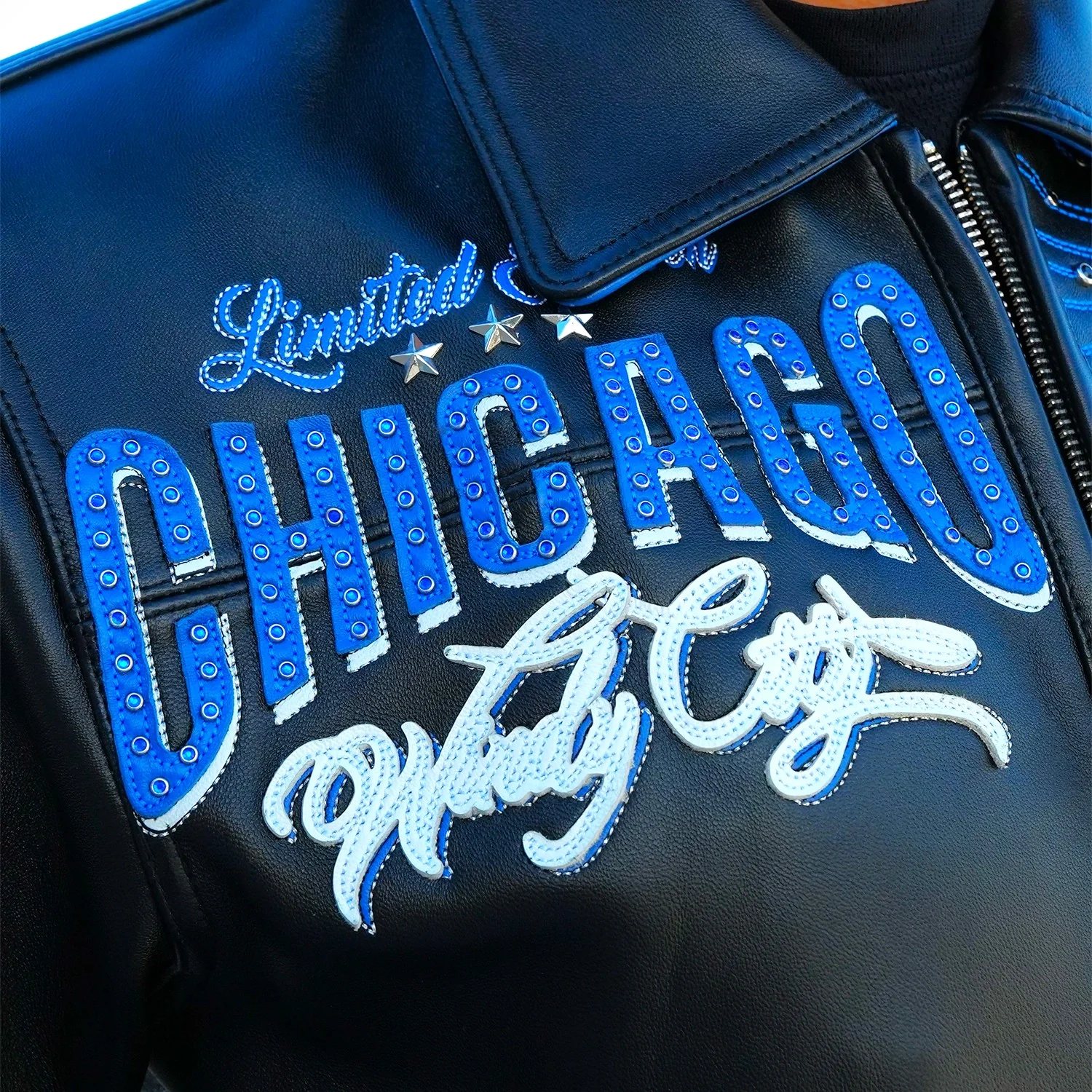 Pelle-Pelle X TB Men's Windy City Leather Jacket - Image 3