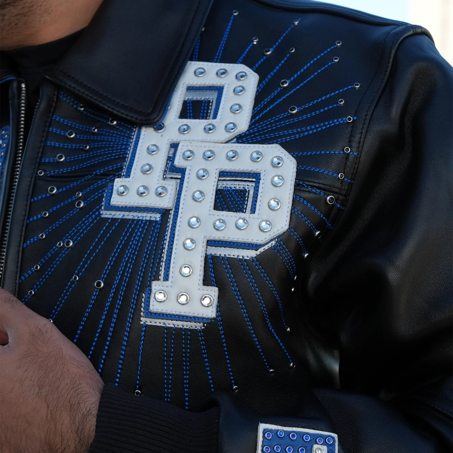 Pelle-Pelle X TB Men's Windy City Leather Jacket - Image 4
