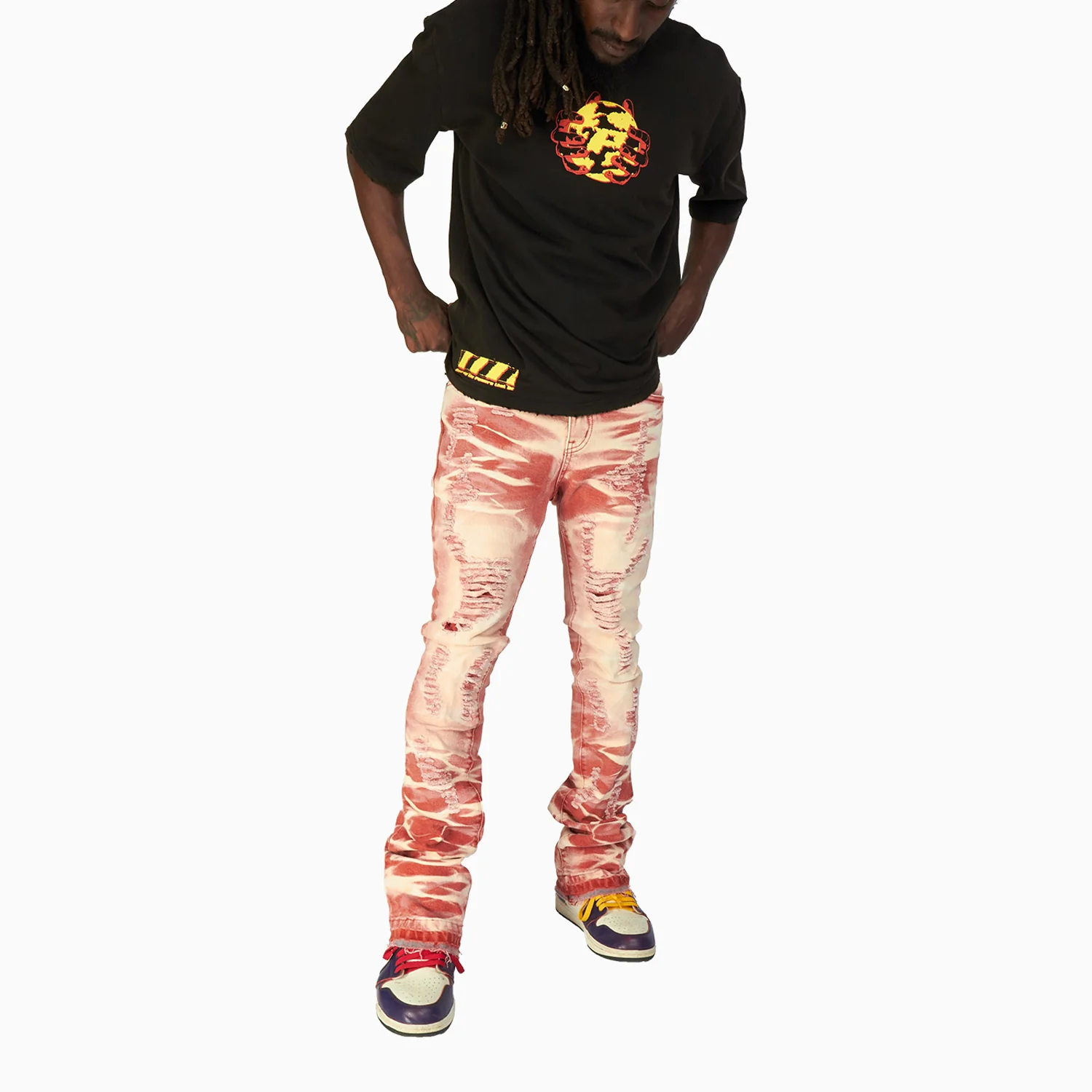 Men's Marcel Super Stacked Denim Pant - Image 2