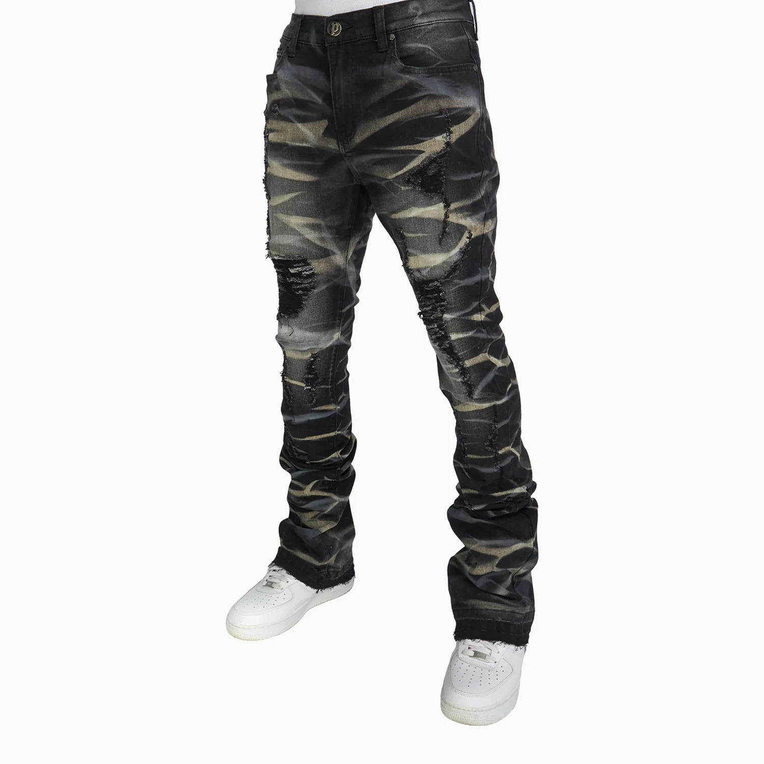 Men's Marcel Super Stacked Denim Pant - Image 5