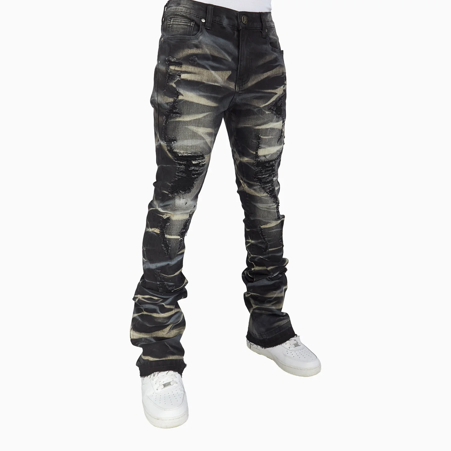 Men's Marcel Super Stacked Denim Pant - Image 7