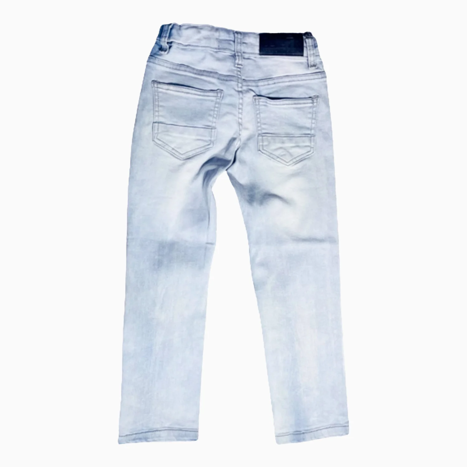 Kid's Ice Blue Skinny Denim Jeans Pant - Image 2