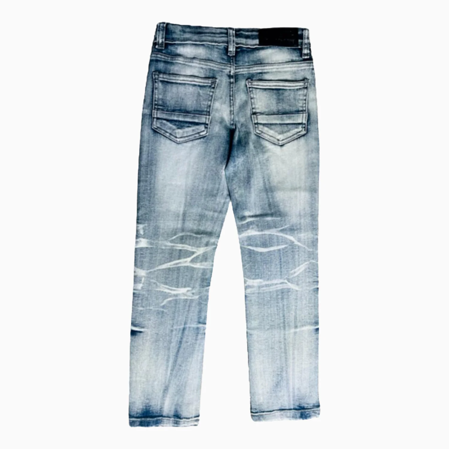 Kid's Mid Blue Skinny Denim Jeans Pant - Image 2