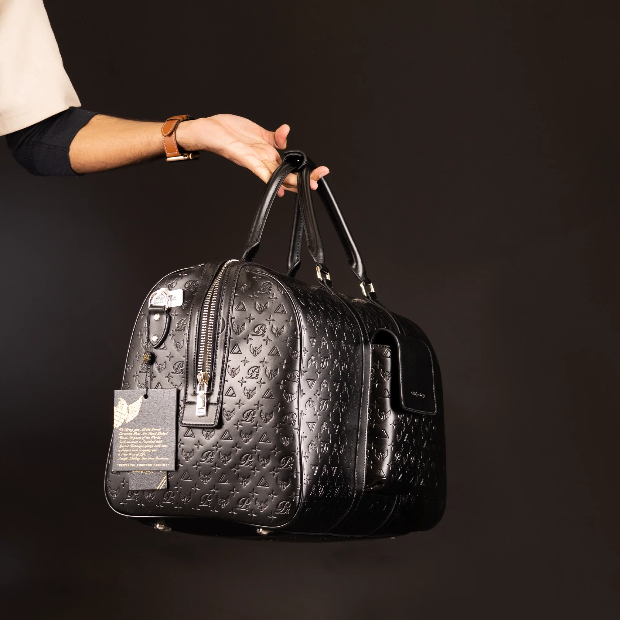Monogram Leather HC Duffle Bag -MLHC DBB - Image 3