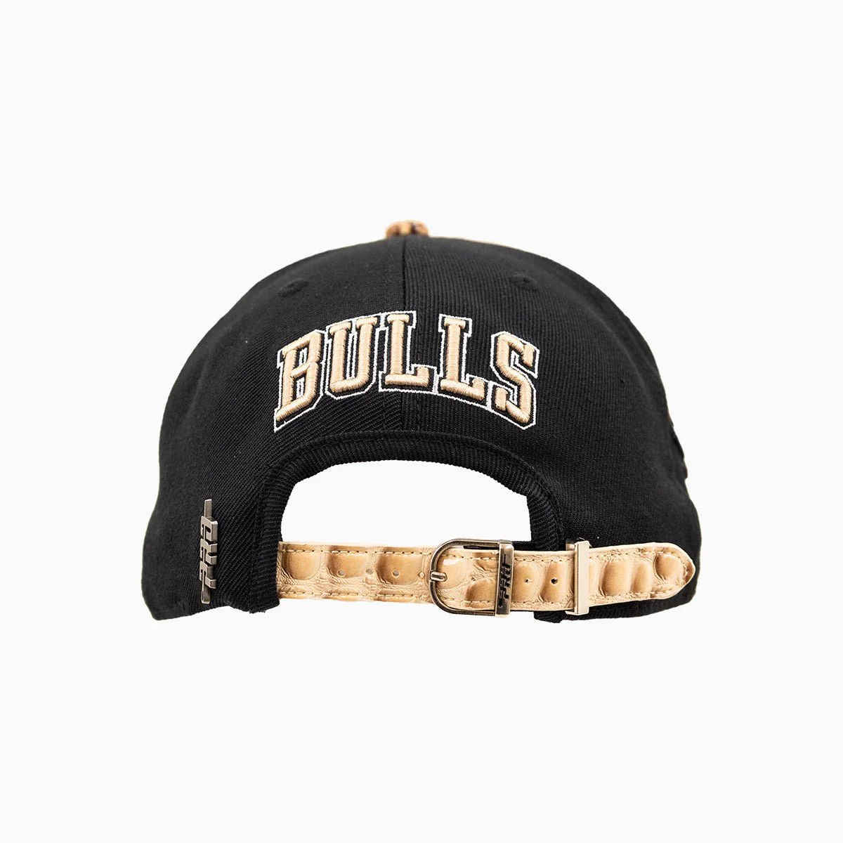 Chicago Bulls NBA Leather Visor Flatbrim Snapback Hat - Image 2