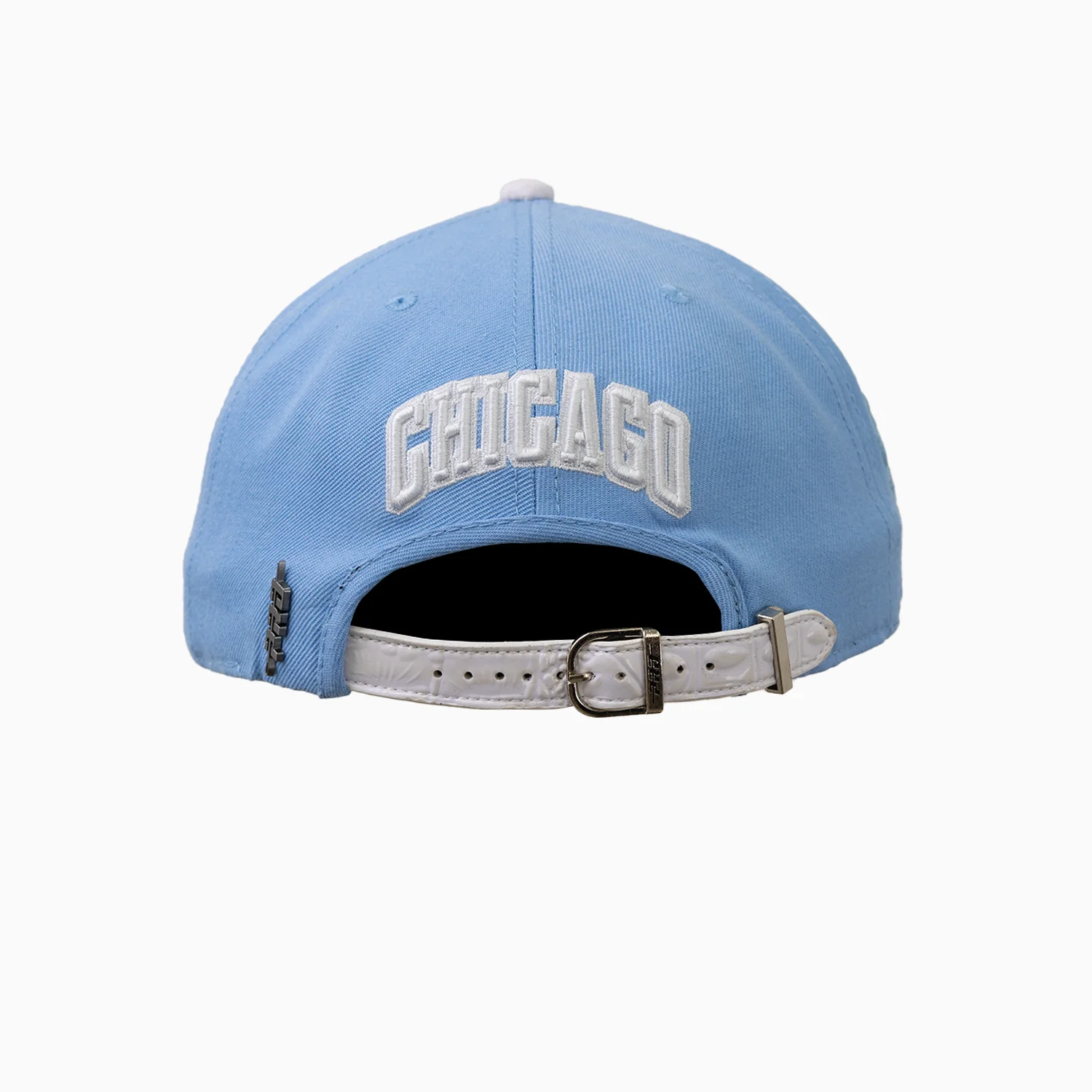 Chicago Bulls NBA Leather Visor Strapback Hat - Image 2