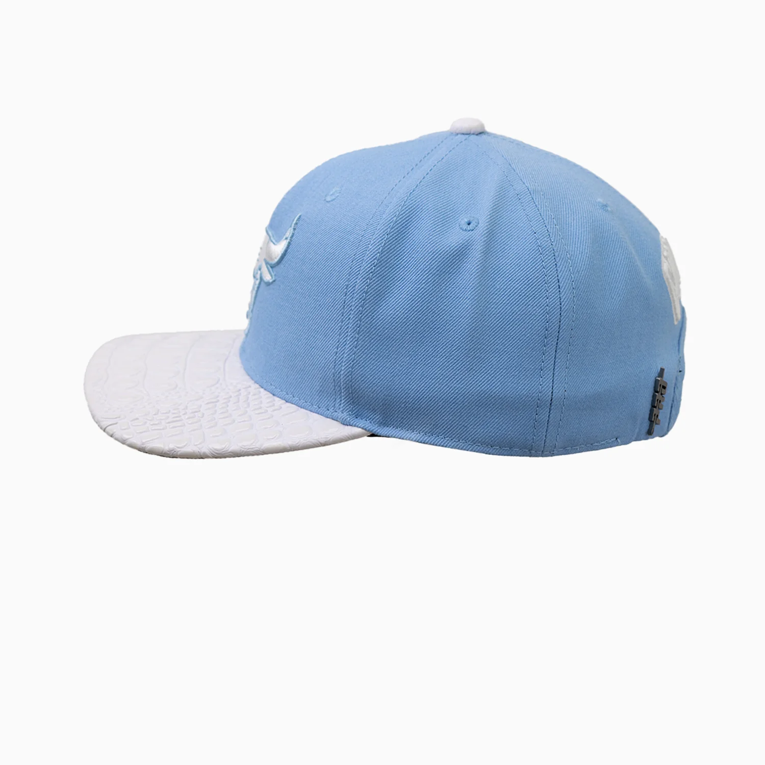 Chicago Bulls NBA Leather Visor Strapback Hat - Image 3