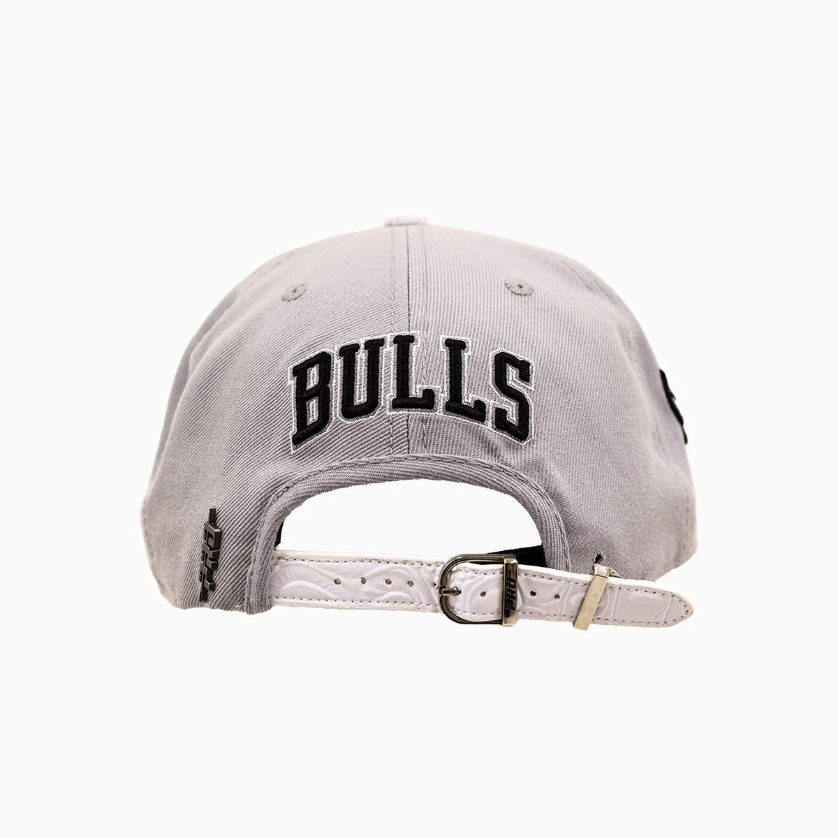Chicago Bulls NBA Leather Visor Wool Snapback Hat - Image 2