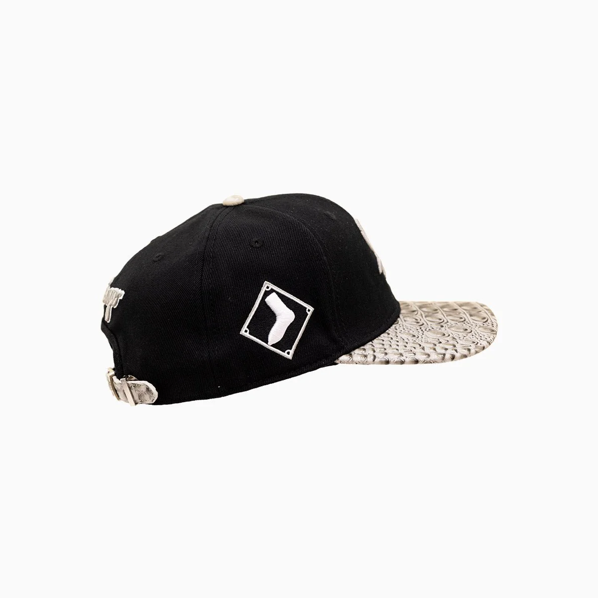 Chicago White Sox MLB Leather Visor Flat Hat - Image 3
