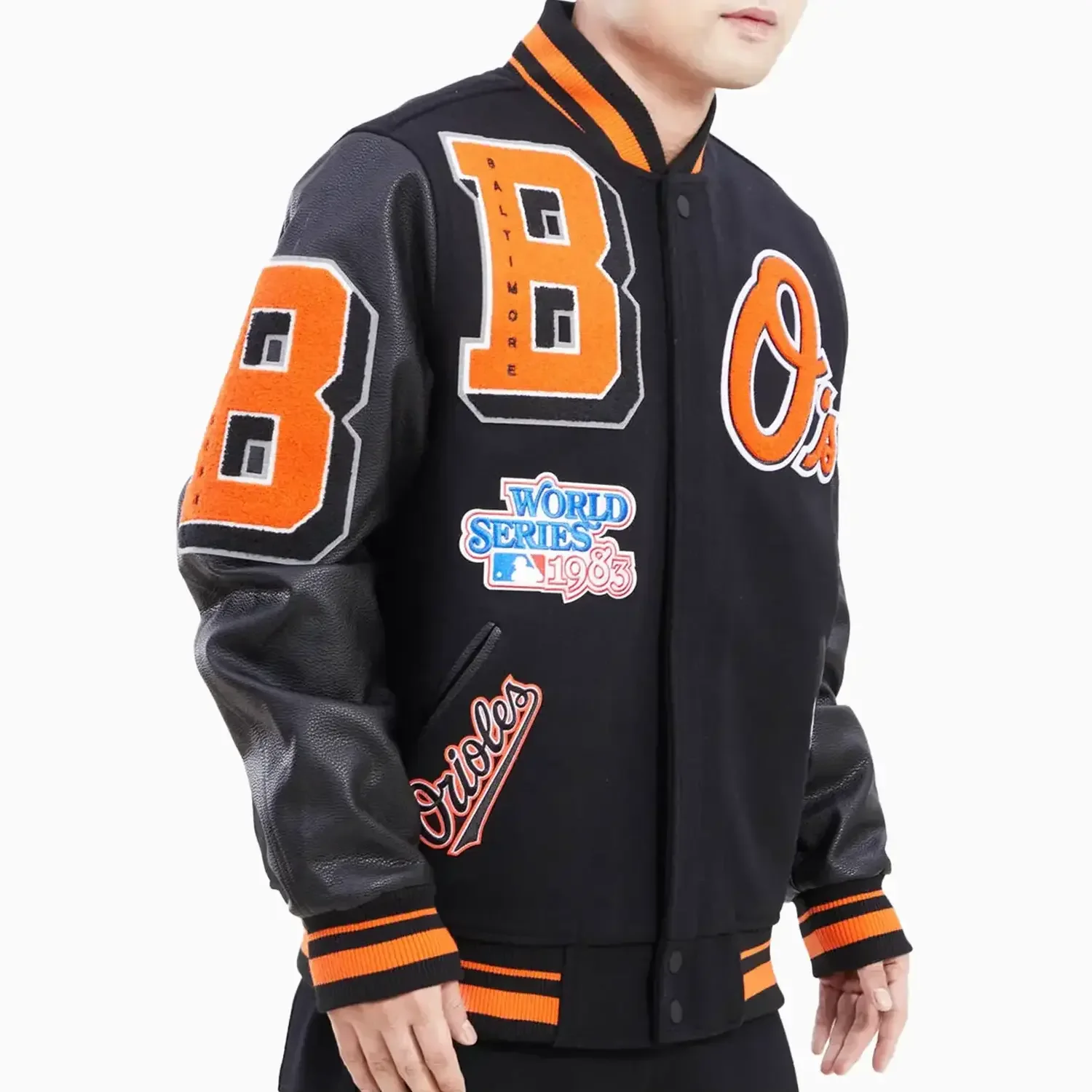 Men's Baltimore Orioles 1983 World Series MLB Varsity Jacket - Image 3