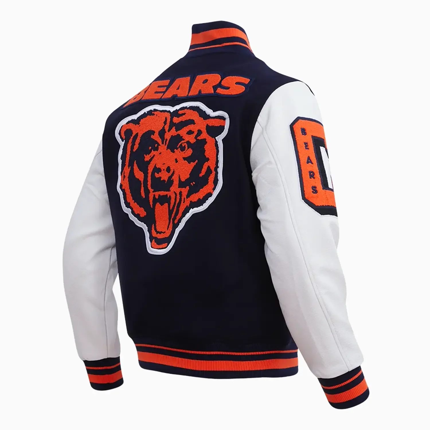 Men's Chicago Bears Mash Up Varsity Jacket - Image 3