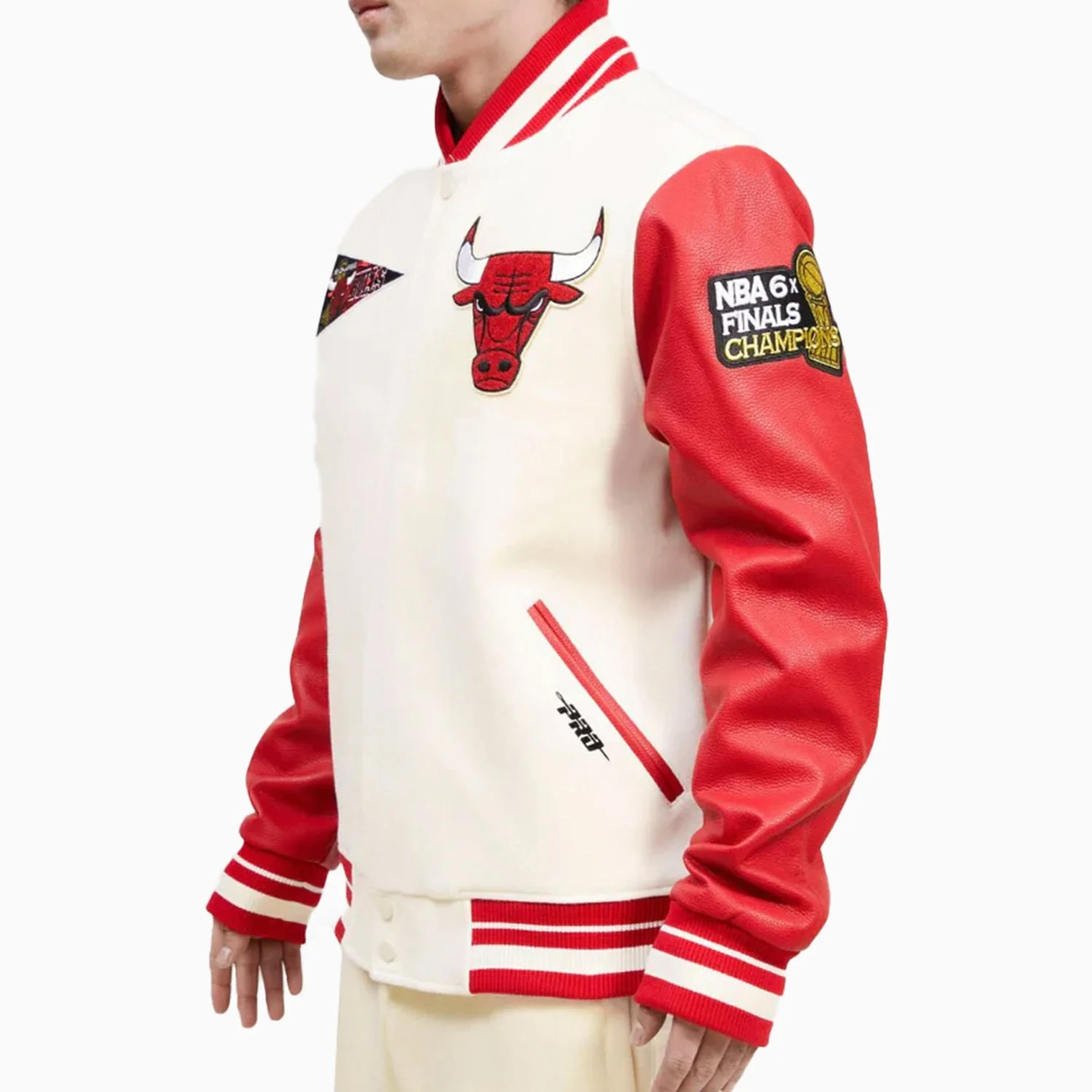 Men's Chicago Bulls NBA Wool Varsity Jacket - Image 3