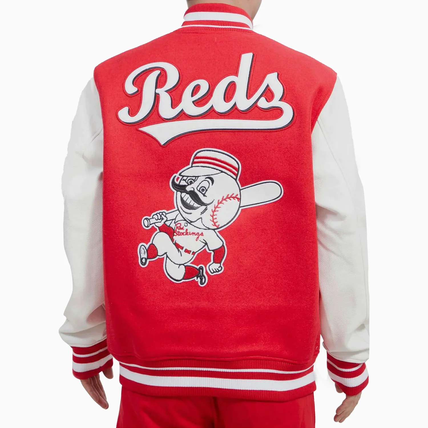 Men's Cincinnati Reds MLB Wool Varsity Jacket - Image 2