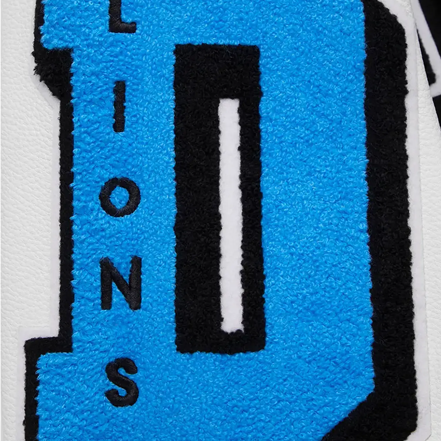 Men's Detroit Lions NFL Mash Up Rib Wool Varsity Jacket - Image 6