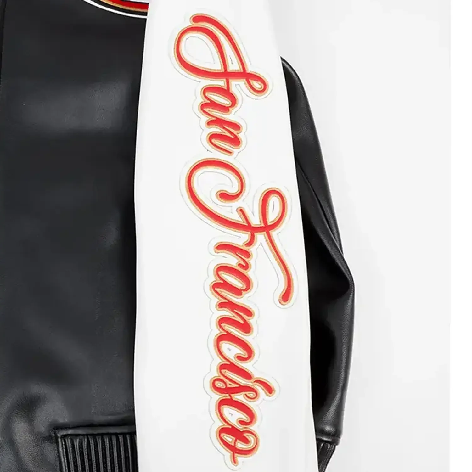 Men's San Francisco 49Ers NFL Signature Leather Varsity Jacket - Image 10