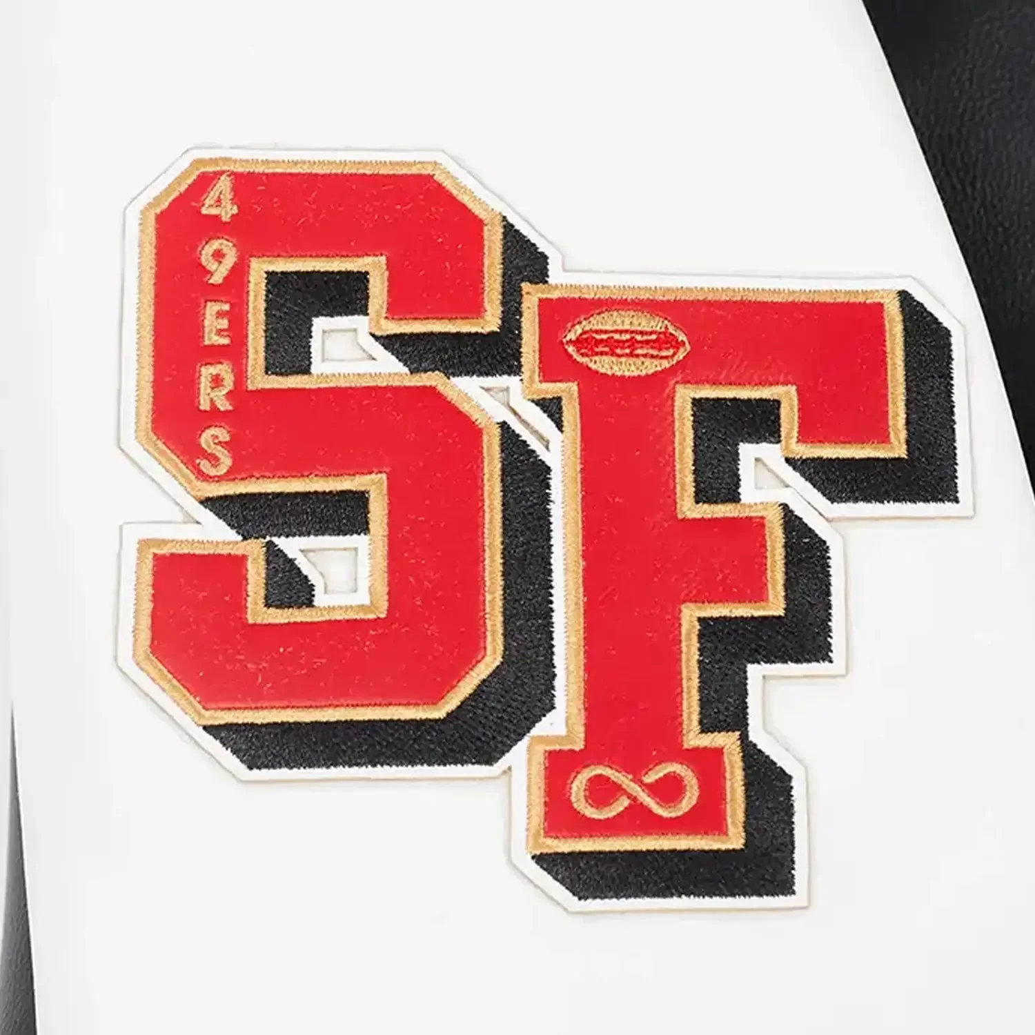 Men's San Francisco 49Ers NFL Signature Leather Varsity Jacket - Image 11