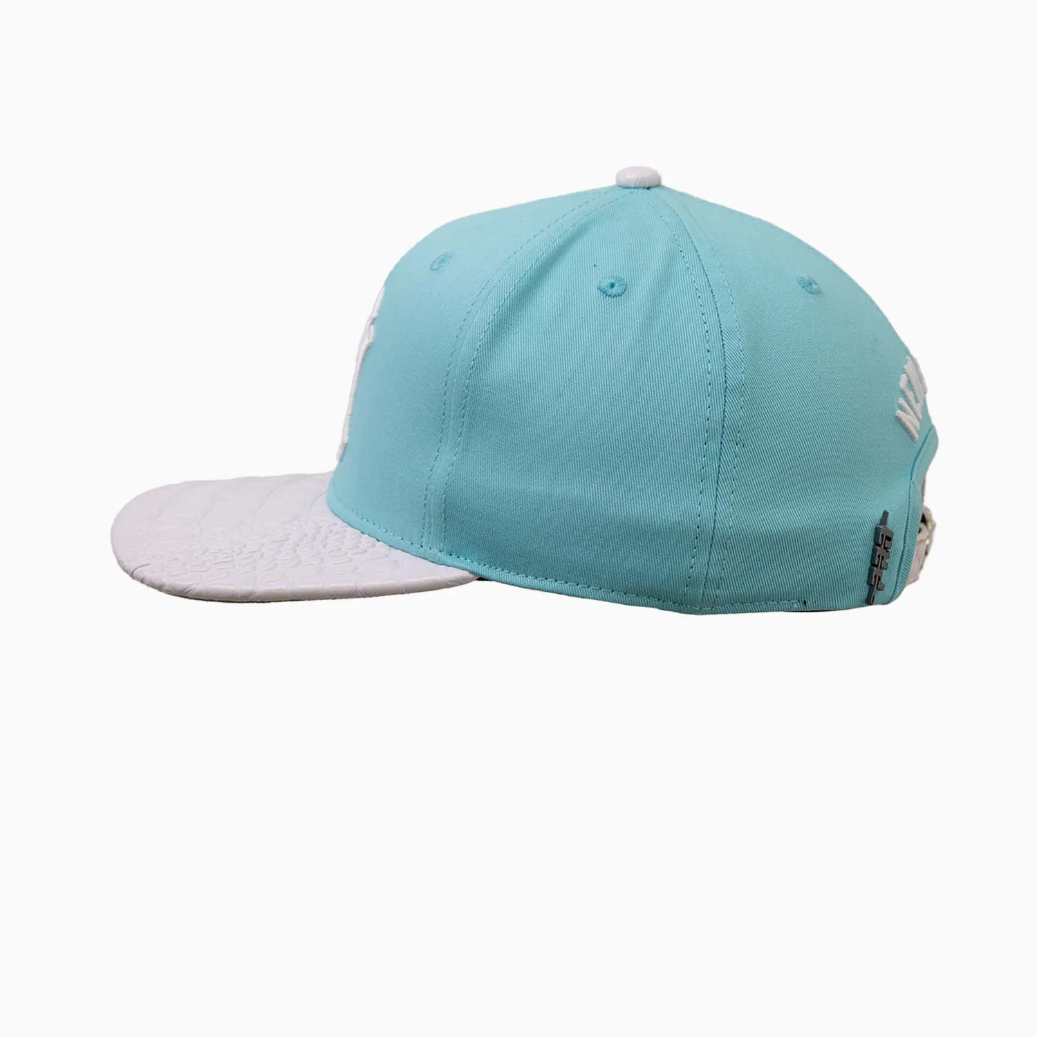 New York Yankees MLB Leather Visor Strapback Hat - Image 5