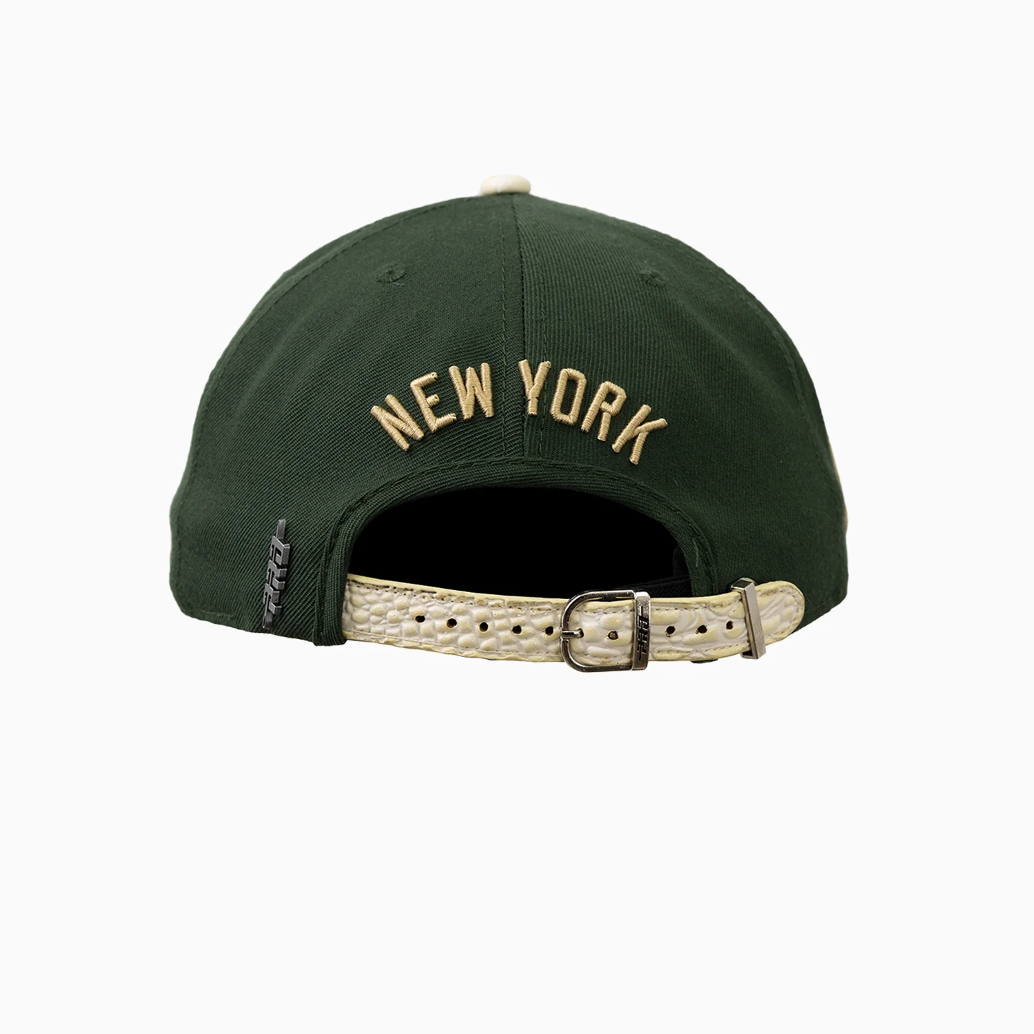 New York Yankees MLB Leather Visor Strapback Hat - Image 2