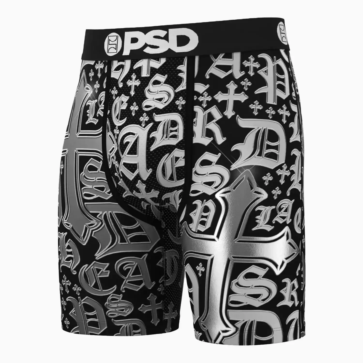Men's Chrome Letters Standard Length Boxer - Image 4