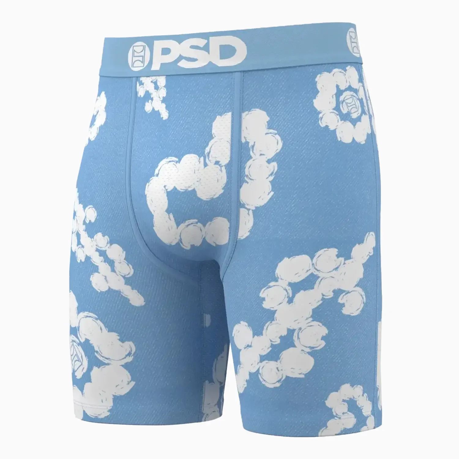 Men's Cloud Drops Blue Boxer Brief - Image 3