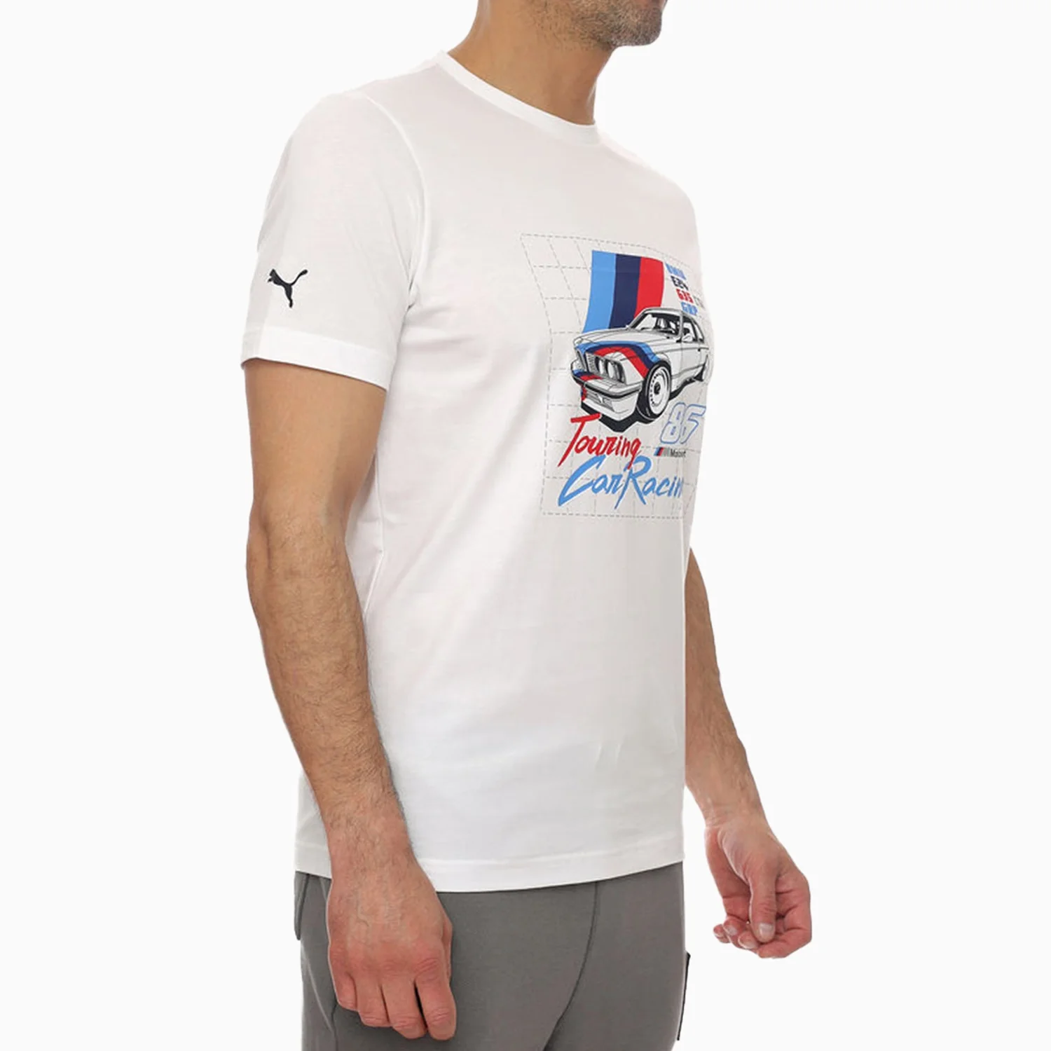 Men's BMW M Motorsport Vintage T Shirt - Image 5